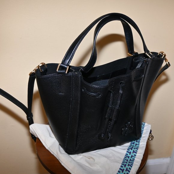 Tory Burch "McGraw Dragonfly" bag - new, unused, luxury bucket purse - Picture 12 of 12